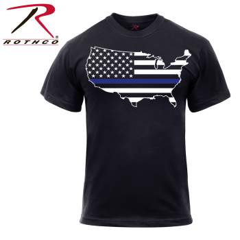 Rothco Thin Blue Line Moisture Wicking Polo