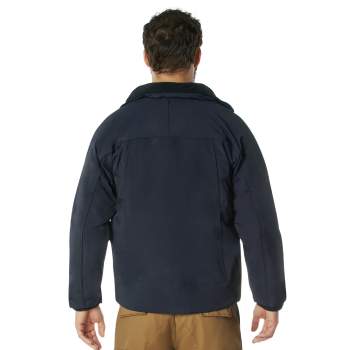 Navy all store weather jacket