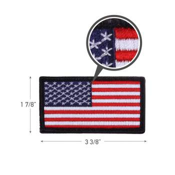 Rothco OCP American Flag Patch with Hook Back