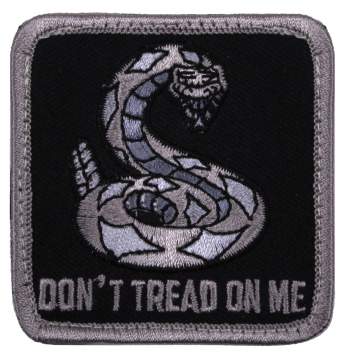 Rothco Don't Tread On Me Patch, Hook Backing, don't tread on me, airsoft patch, morale patch, airsoft patch, patches, Gadsden morale patch, Rothco morale patch, don't tread on me airsoft patch, tactical patches, military morale patches, funny morale patches, moral patch, military velcro patches, tactical airsoft morale patches, airsoft morale patches, airsoft patches, morale patch