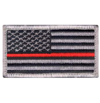 Rothco Thin Red Line US Flag Patch, thin red line flag, tactical patches, thin red line firefighter, firefighter patches, thin red line patch, thin red line American flag patch, thin red line patches, thin red flag, fire fighter, morale patches, military morale patches, morale patches military, tactical patches<br />
