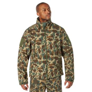 Camo shell jacket sales