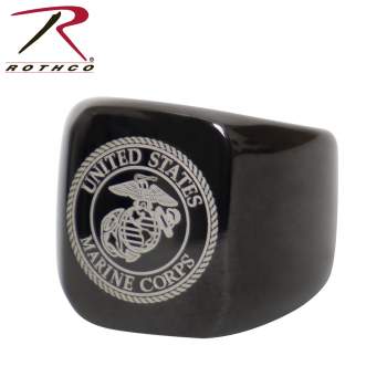 marine corps, usmc, stainless steel ring, usmc eagle globe and anchor, military ring, marine corps ring, military pride, marine pride, usmc pride, rothco, rothco marines, marine gift ideas, usmc gift ideas, marine insignia, usmc insignia, 