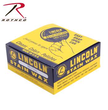 Lincoln USMC Stain Wax Shoe Polish
