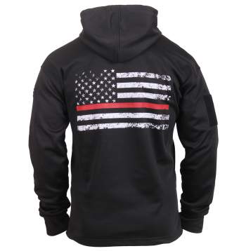 Thin red hoodie sale