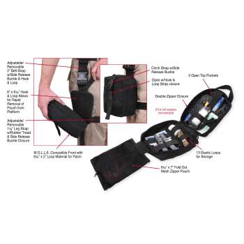 Drop leg clearance ifak pouch