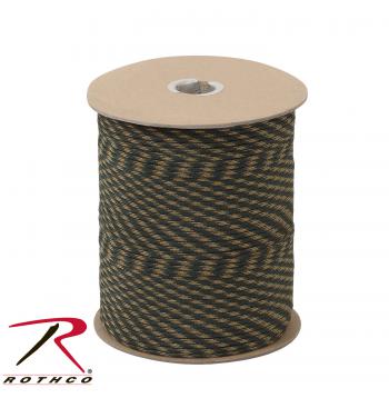 paracord nylon 1000 feet spool type III 550 lbs coyote made in the us rothco 271 