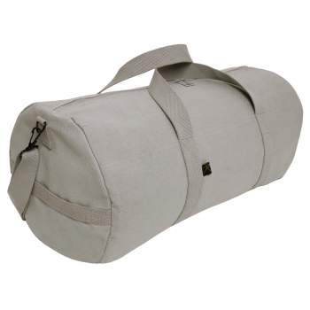 Coyote Brown - Military GI Style Double Strap Duffle Bag 22 in. x 38 in. -  Cotton Canvas