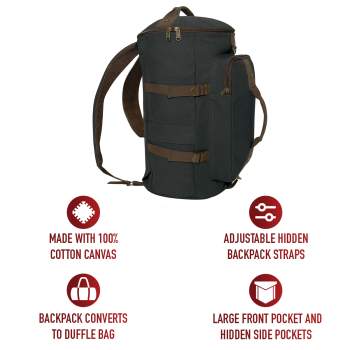 Rothco Convertible Canvas Duffle Backpack