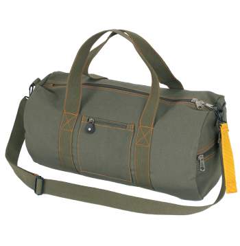 The Military' - Canvas Duffel Backpack, Classic Green / Large