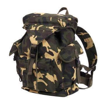 Camo canvas backpack sale