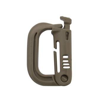 5Pcs/set Grimloc Molle Carabiner Locking Ring Mount D-Ring Clip Snap Hook Buckle 