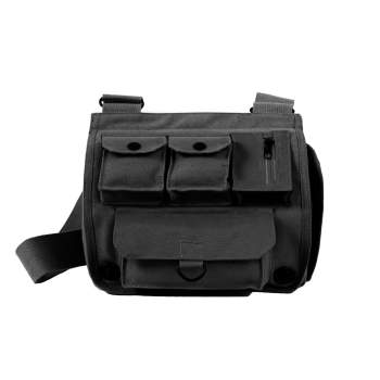 Venturer Survivor Shoulder Bag, shoulder bag, venturer shoulder bag, bag, bags, canvas bag, canvas shoulder bag, venturer, heavyweight canvas, water repellent nylon interior, olive drab, black, wholesale shoulder bag, crossbody bags, cross body bags, rothco bags, rothco messenger bags, rothco canvas bags