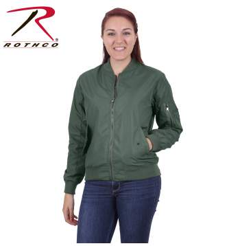 Rothco Womens Lightweight Ma 1 Flight Jacket