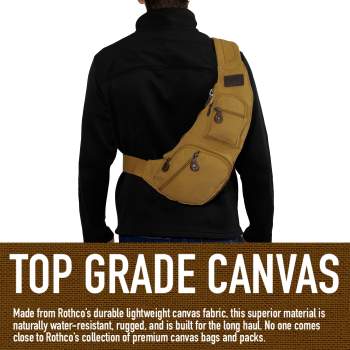 Rothco Vintage Crossbody Canvas Sling Bag