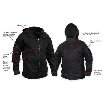 Rothco tactical zip hot sale up hoodie