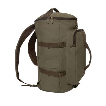 19-Inch Olive Drab Canvas Military Duffle Bag