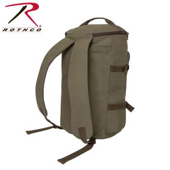 Rothco Convertible Canvas Duffle Backpack