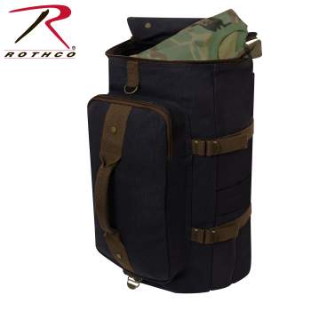 Rothco Convertible Canvas Duffle Backpack