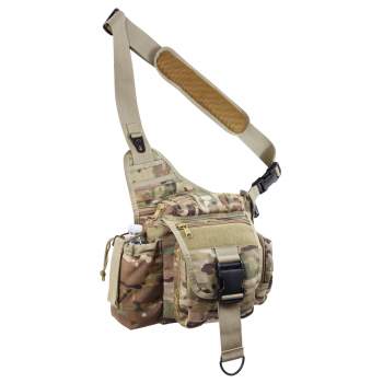 Rothco Xtra Large Advanced Tactical Lightweight Military Camo MOLLE Shoulder Bag 