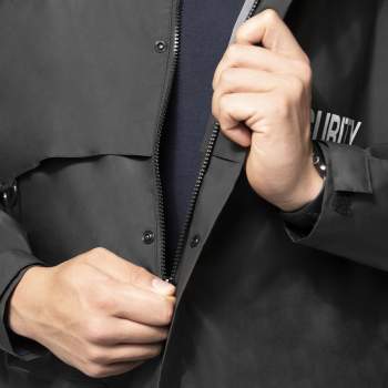 Mens black sales security jackets