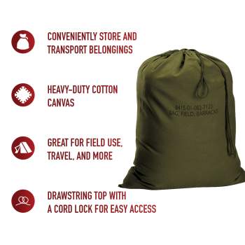 Rothco GI Type Canvas Barracks Bag