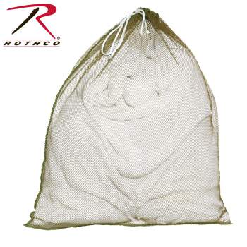 Rothco Large Mesh Bag Mesh Bag Nylon Laundry Military