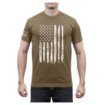 Distressed american flag t shirt shop