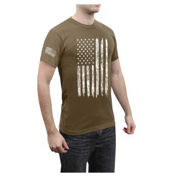 Distressed american on sale flag shirt