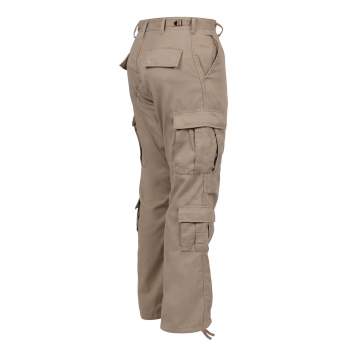 Brown Vintage Military Paratrooper Tactical BDU Fatigue Pants Rothco 2562 