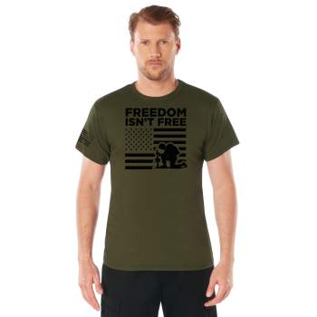 Rothco "Freedom Isn't Free" T-Shirt, freedom isn't free shirt, veteran memorial shirt, freedom is not free shirt, flag t-shirt, freedom shirt, freedom t-shirt, freedom tee shirt, USA flag shirt, flag shirt, American flag shirt, flag shirt, 4th of July shirt, fourth of July shirt, patriotic clothing, veteran day shirt, memorial day shirt   