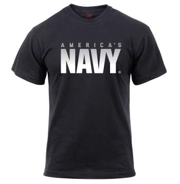 Rothco Athletic Fit America's Navy T-Shirt, Athletic fit tshirt, Americas Navy tshirt, Americas Navy shirt, Americas Navy tee, Americas Navy, military branch tshirts, military shirts, athletic tees, black tshirts, black tees, athletic fit shirts, navy tshirt, army tshirt, marines tshirt, coast guard tshirt, licensed navy shirt, us navy 