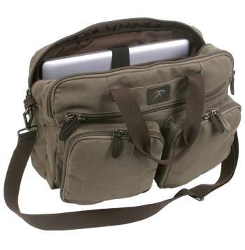 Canvas briefcase sale
