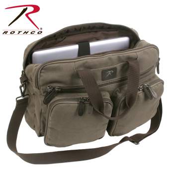 canvas briefcase bag