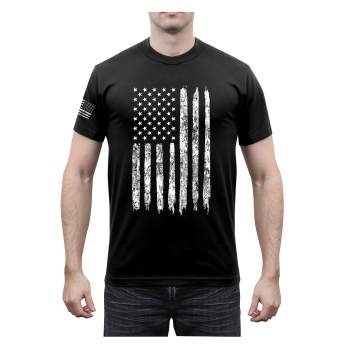 Rothco Distressed US Flag Athletic Fit T-Shirt