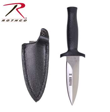 Raider Boot Knife II,boot knife,boot knives,knife,knives,stainless steel blade,black boot knife, tactical boot knife, knife boot, rothco boot knife