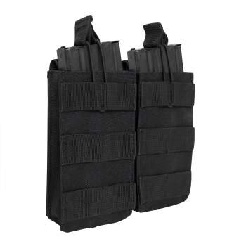 3 Mag Retention Pouch Magazine Open Top Molle Coyote Lightweight Rothco 5956 