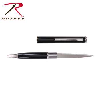 Pen And Knife Combo, pen, knife, pen knife, pen & knife, tactical pen, black, black pen and knife