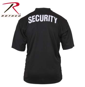 Black Tactical Performance Polo Shirt Rothco Law Enforcement Duty Shirts