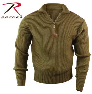 Rothco Quarter Zip Commando Sweater
