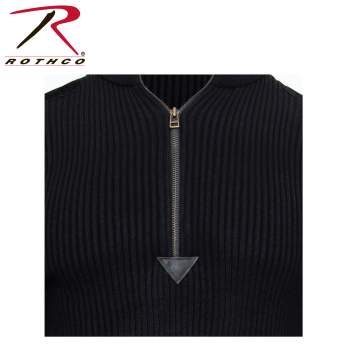 rothco quarter zip acrylic commando sweater