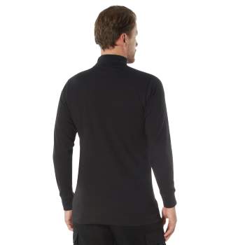  Rothco Mock Turtleneck/Security Shirt, Black, Small