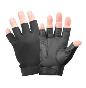 Fingerless shop stretch gloves