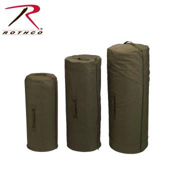 Rothco Canvas Duffle Bag w/ Side Zipper