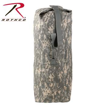 top load canvas duffle bags military style
