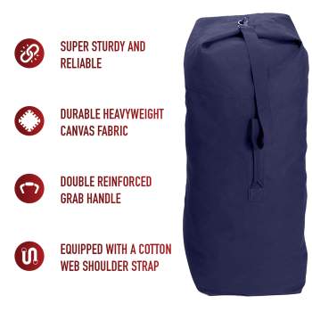Rothco top load canvas duffle bag 2025