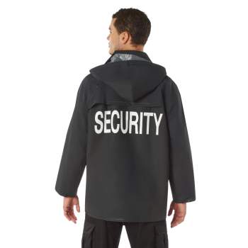 Security rain jacket online
