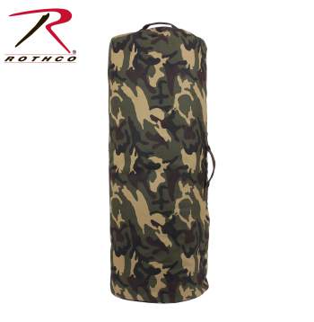 zippered military duffle bag