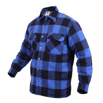 Rothco,Extra Heavyweight,Brawny,Sherpa-lined,Flannel,Shirts,lined flannel shirts,flannel shirt,fleece lined flannel shirt, red plaid,white plaid ,blue plaid,black,hunting shirts, brawney shirts, Heavyweight Flannels,Buffalo Plaid, button up shirt, casual tops, buffalo plaid, plaid shirts, workwear shirts, outdoor shirts, 