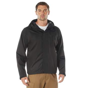 Packable rain gear top
